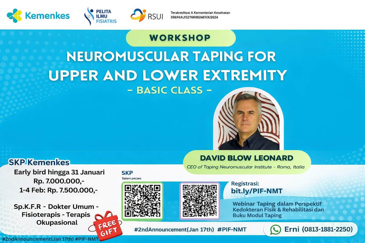 Workshop Neuromuscular Taping for Upper and Lower Extremity - Basic Class 