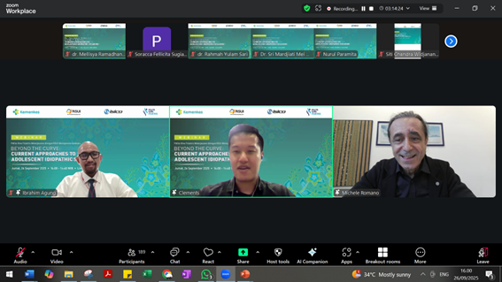 Webinar "Beyond the Curve : Current Approaches to Adolescent Idiopathic Scoliosis"